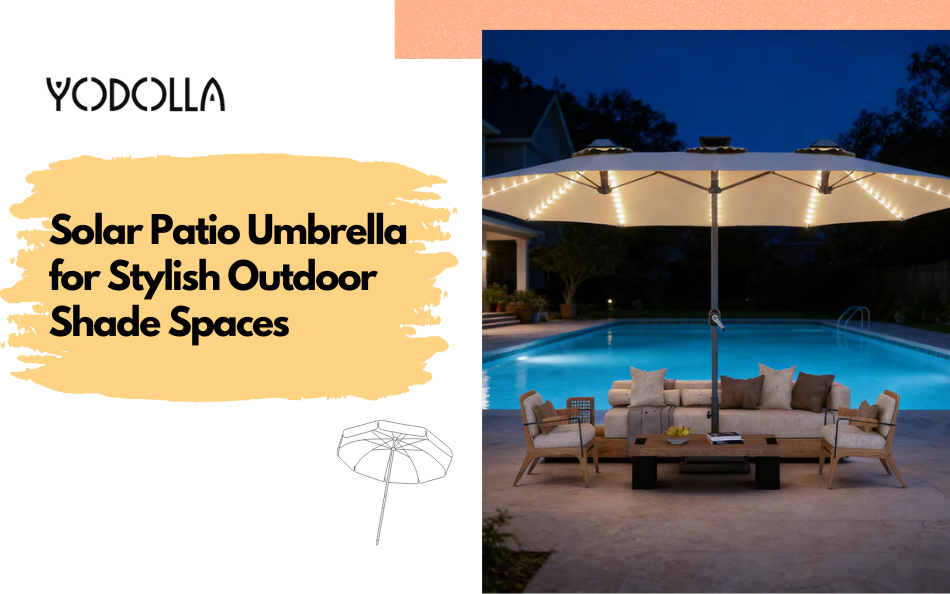 10ft outdoor patio sun shade umbrella hanging offset 10ft Patio Square Offset Umbrella with Hanging Decorative Holes and Air Vent main image 1