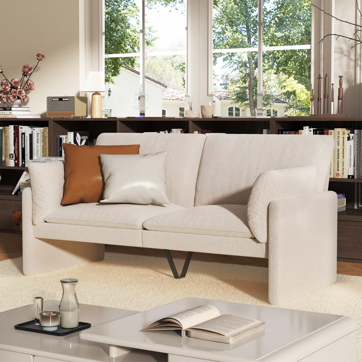 YODOLLA 68'' Modern Love Seat Sofa Couches