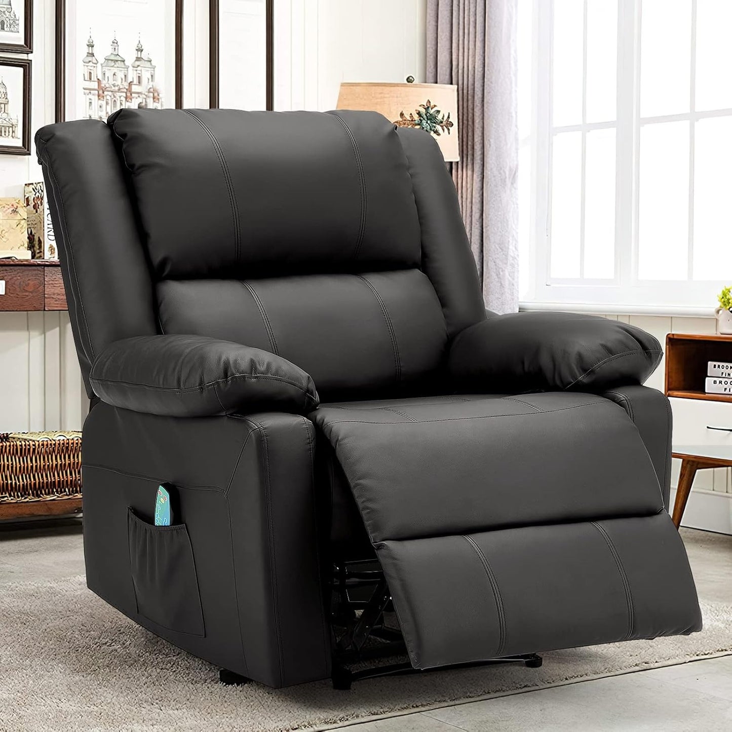 YODOLLA Massage Recliner Chair, Black