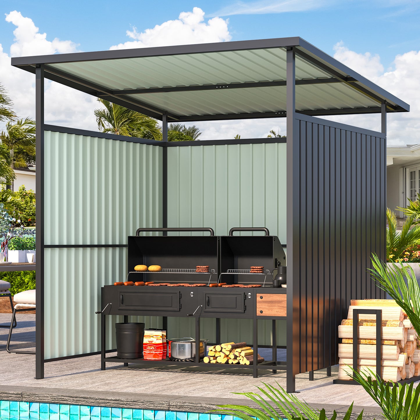 YODOLLA 6 x 6 gazebo.