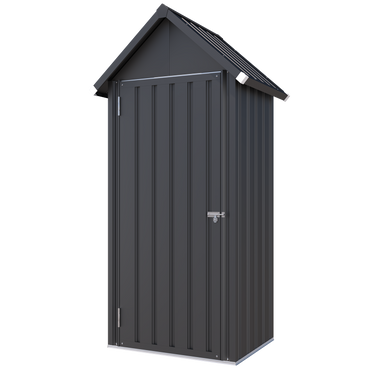 YODOLLA Vertical Outdoor Storage Cabinet with 2 Removeable Shelves