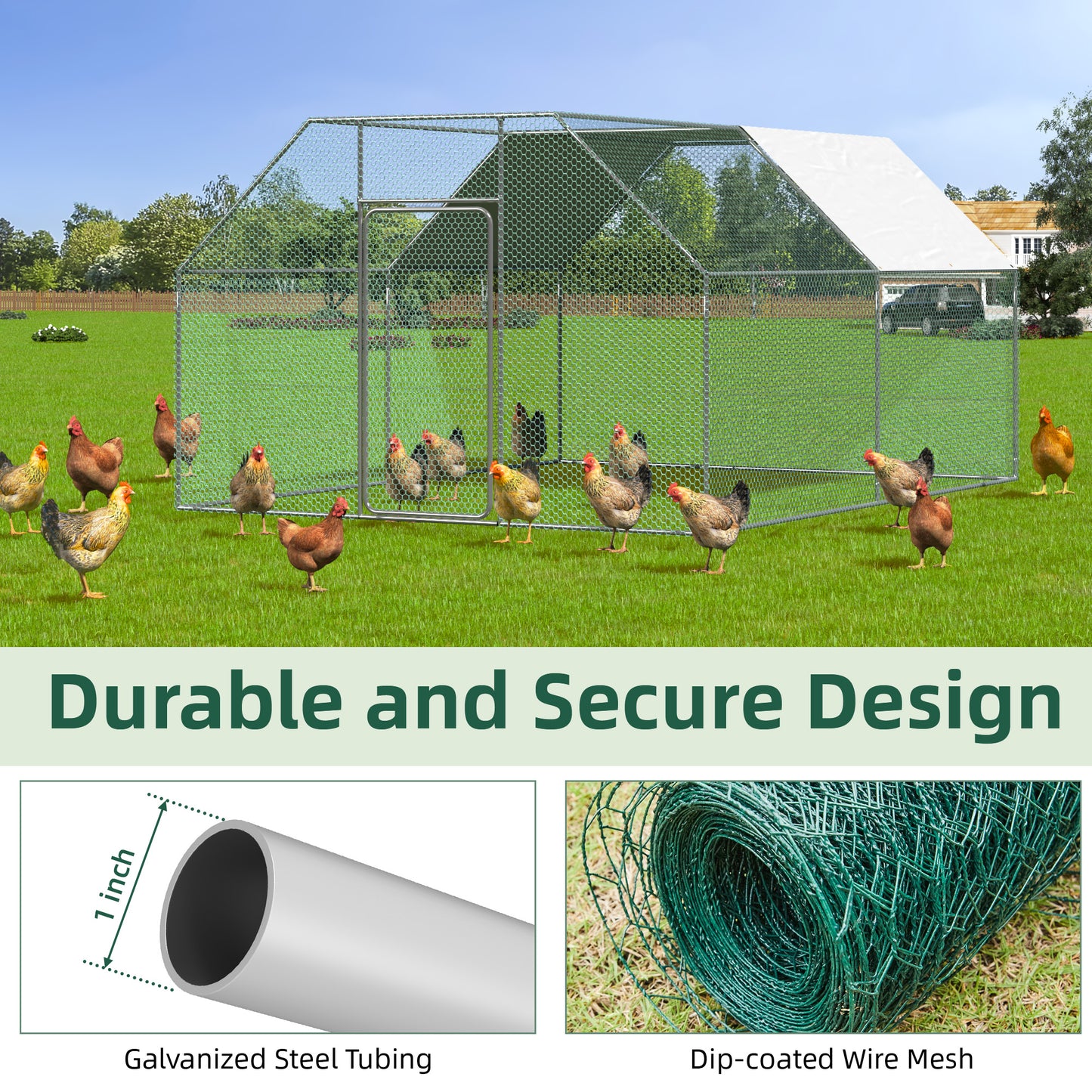 YODOLLA predator proof chicken coop