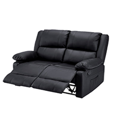 YODOLLA 2 Seat Loveseat Recliner with Heat&Massage Function, Faux Leather