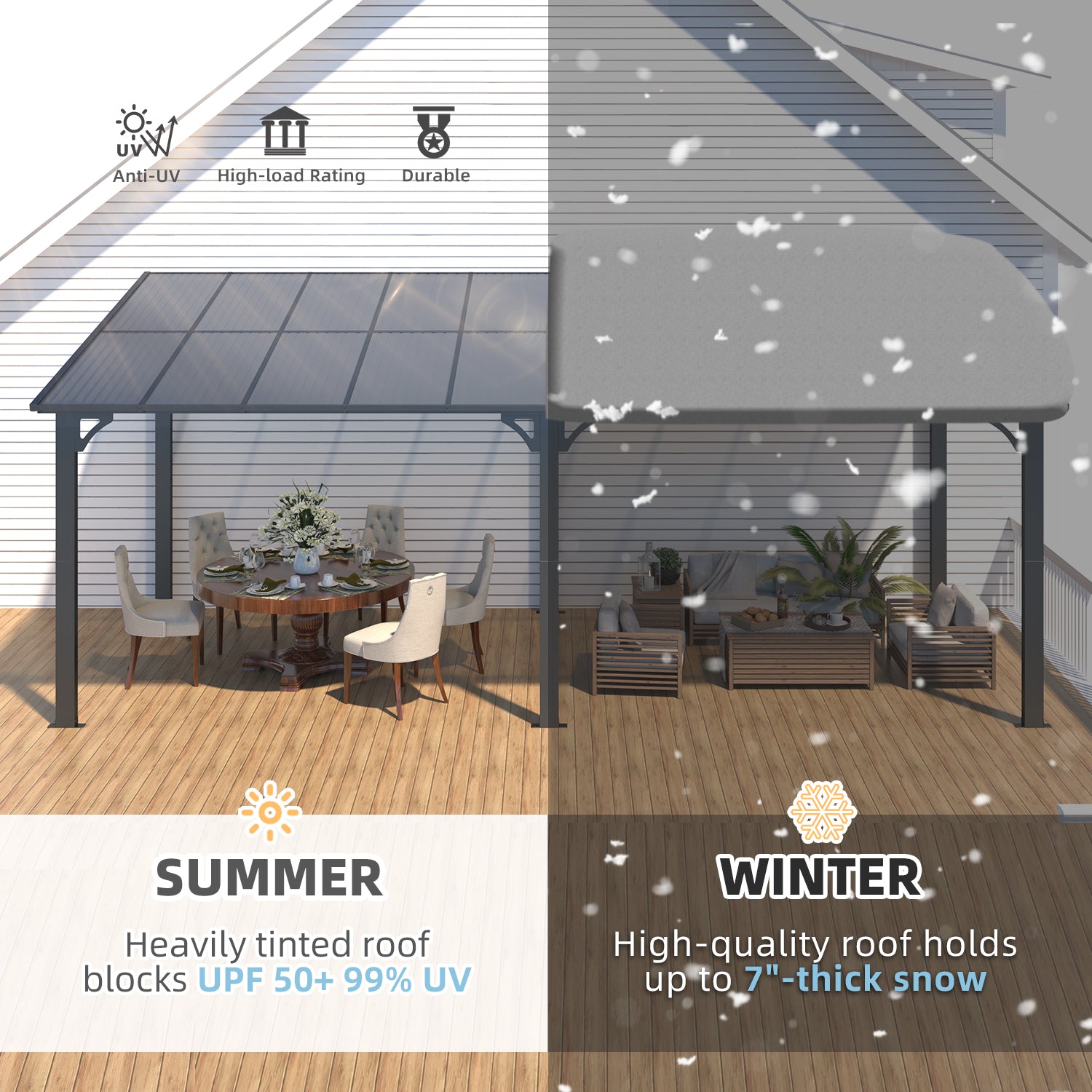 YODOLLA deck gazebo.