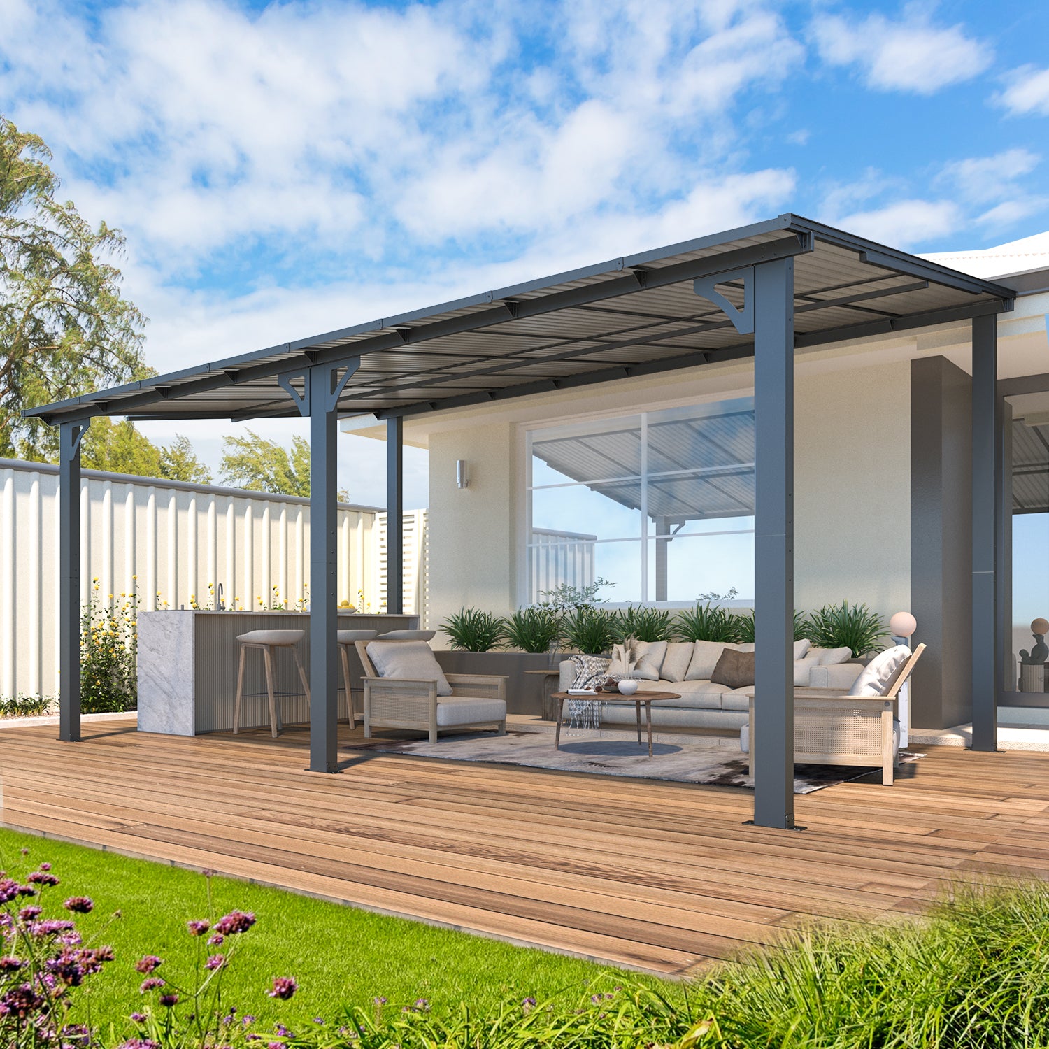 YODOLLA aluminum gazebos.