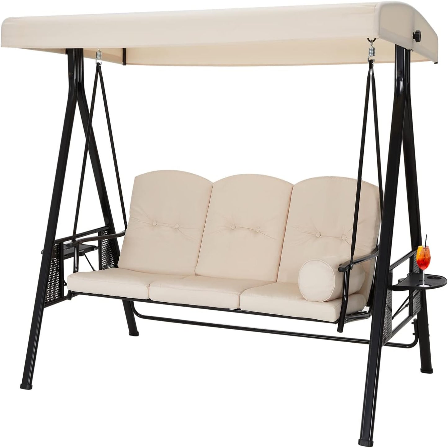 YODOLLA porch swing with canopy