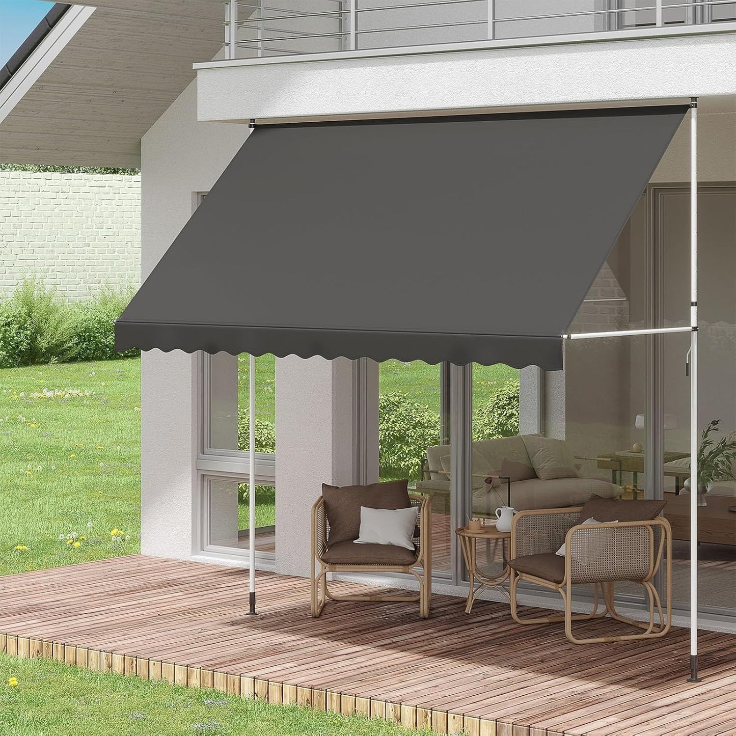 YODOLLA retractable patio canopy for flexible use.
