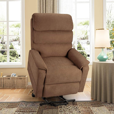 YODOLLA Electric Dual Motor Power Recliner Lift Chair for Elderly, Coffee