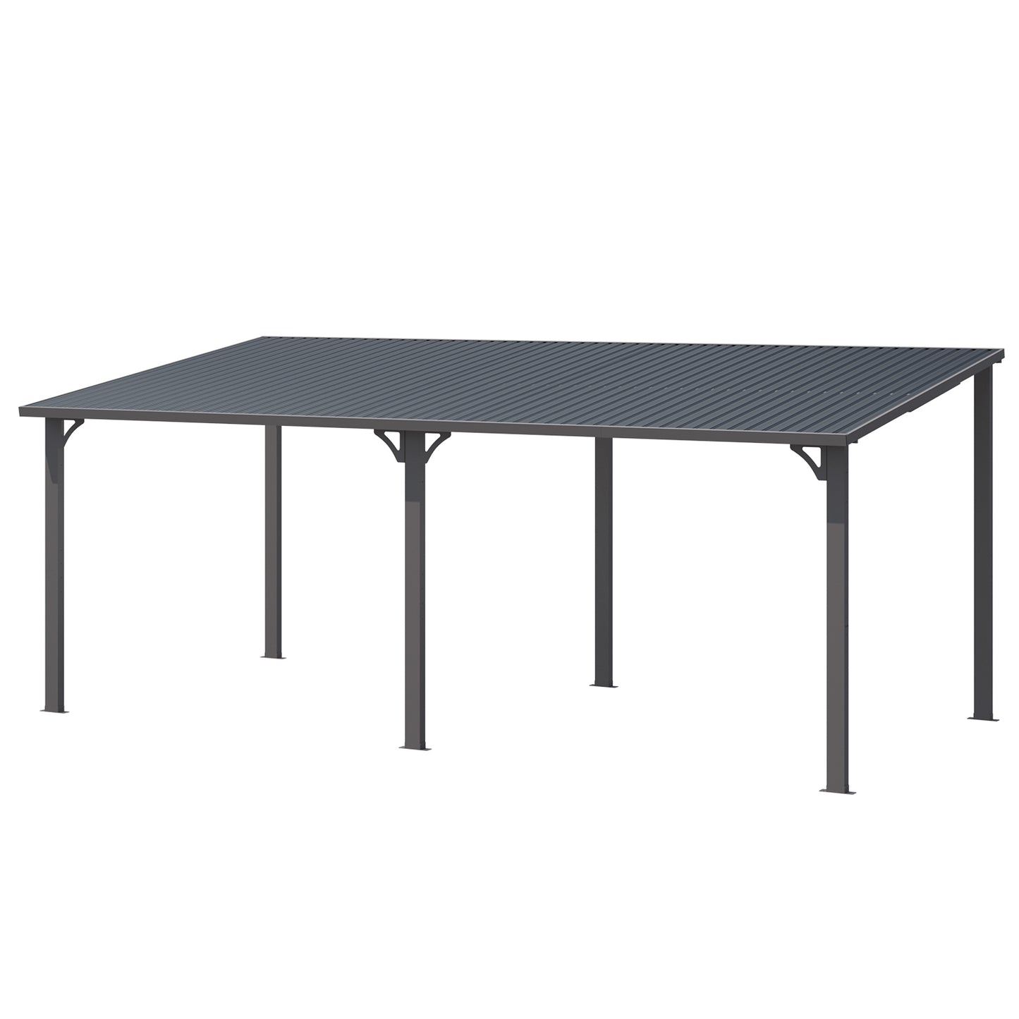 YODOLLA 20' x 10' Outdoor Hardtop Metal Gazebo for Patio