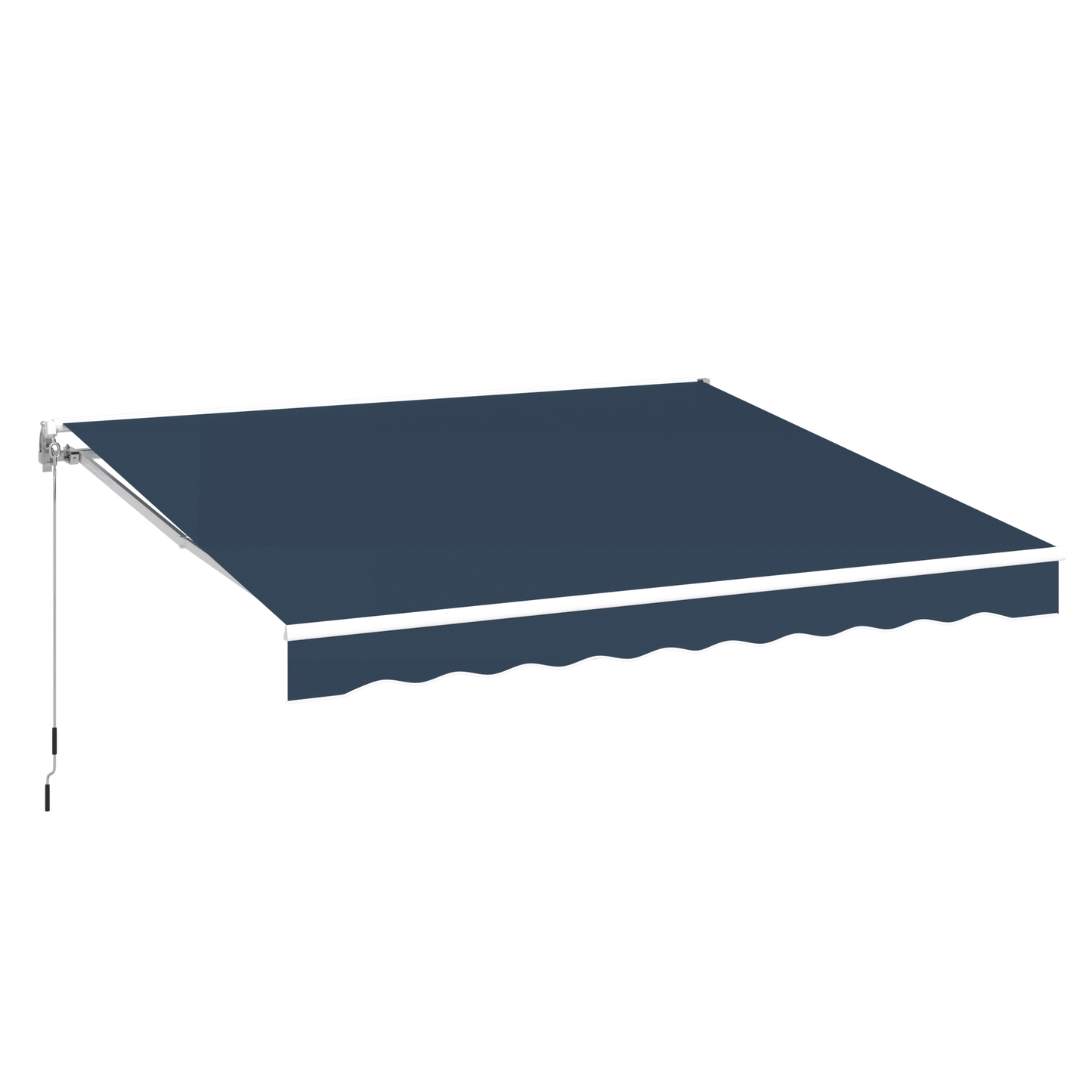 YODOLLA 13'x8' retractable awning, blue.