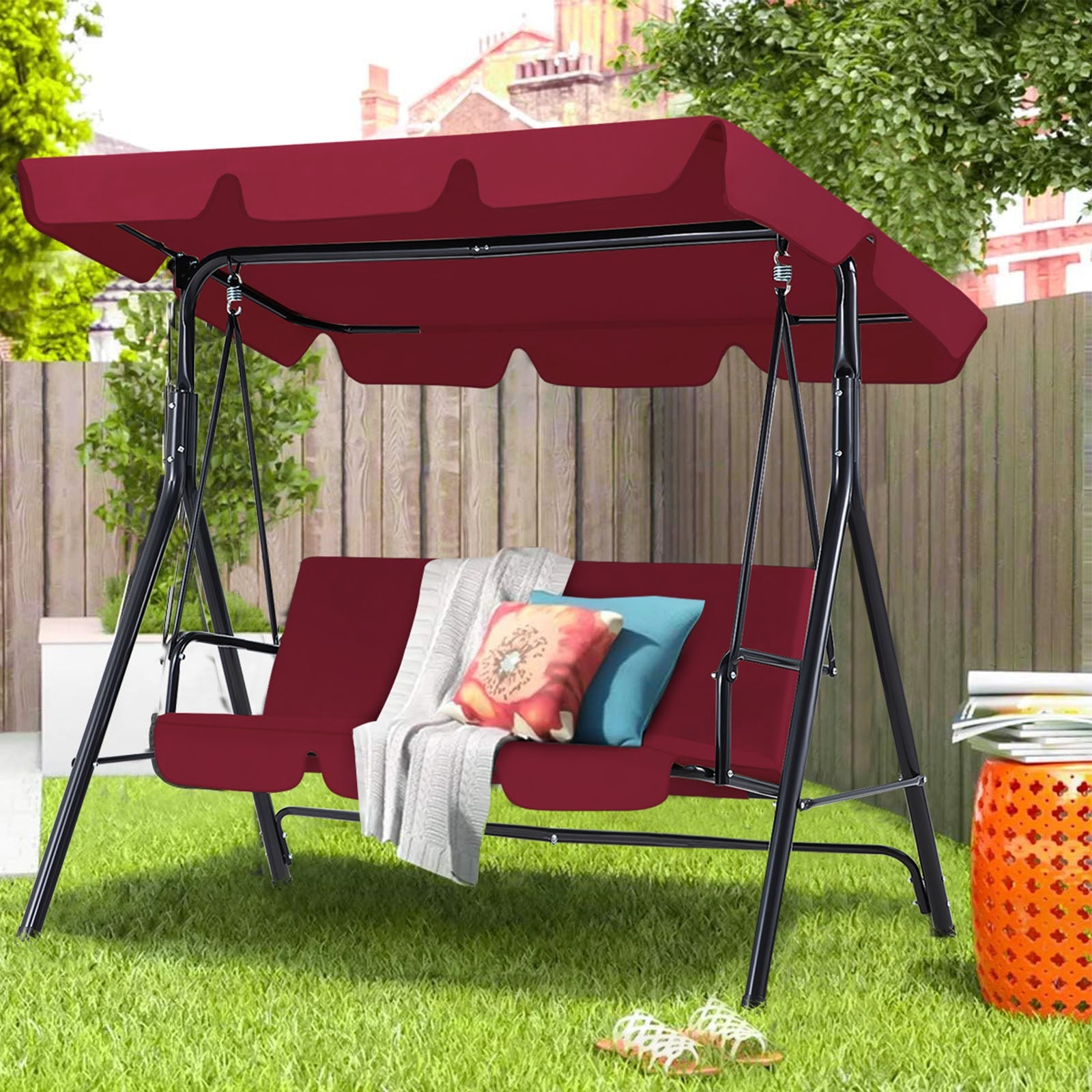 YODOLLA Heavy Duty Outdoor Swing for Adults