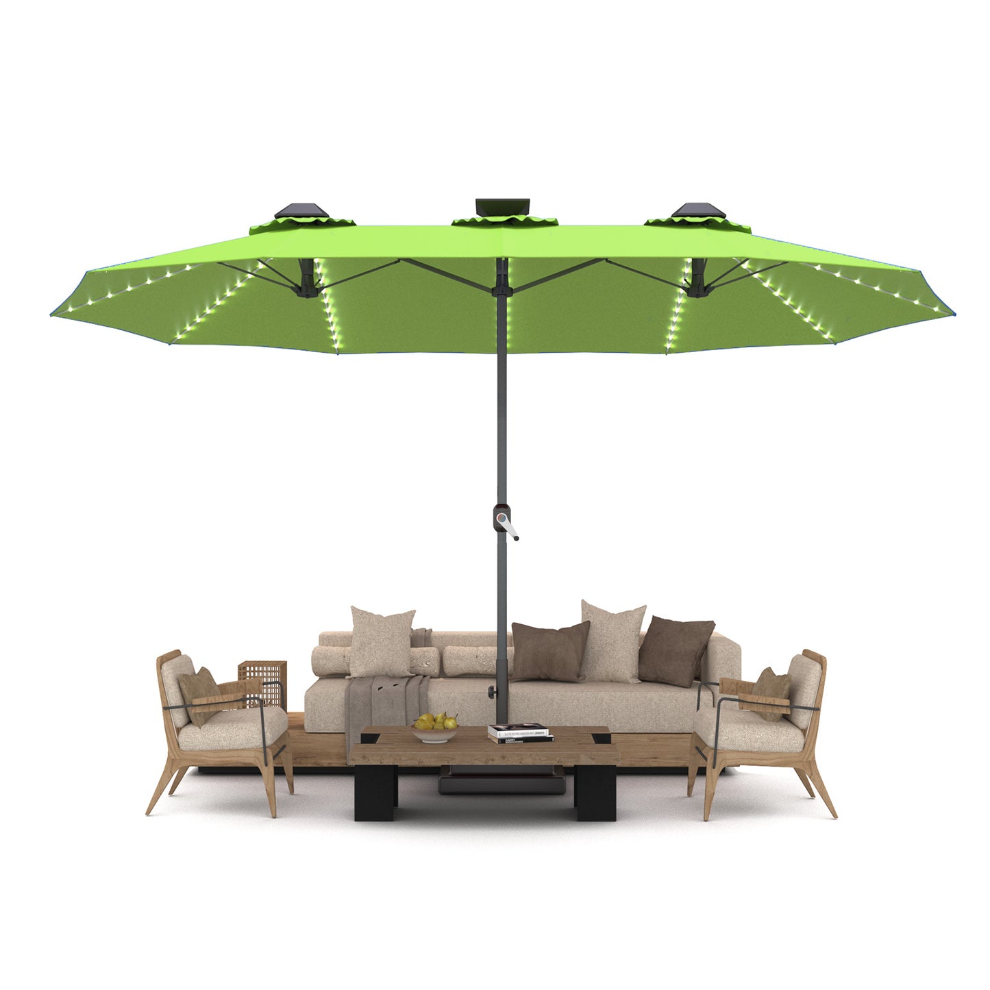 YODOLLA large umbrella for patio waterproof fabric