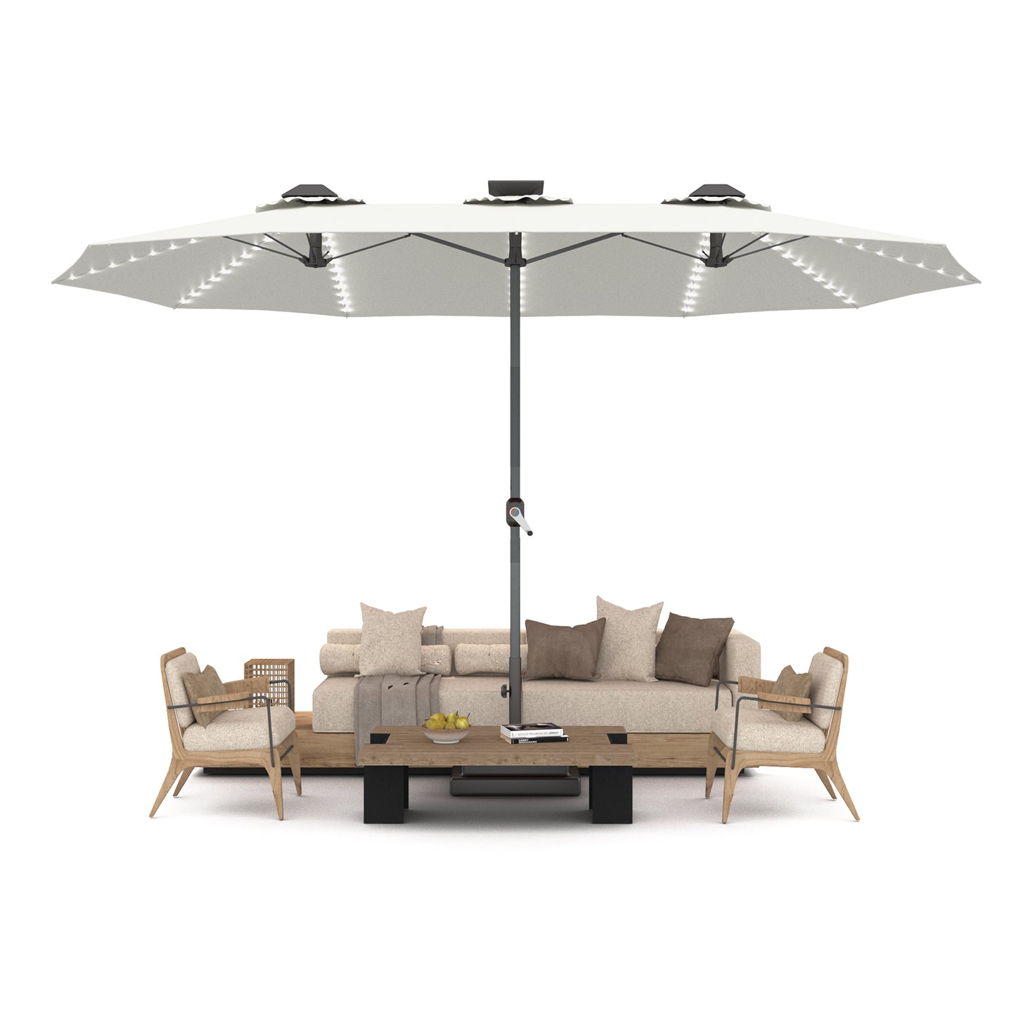 YODOLLA best patio umbrella for wind durability