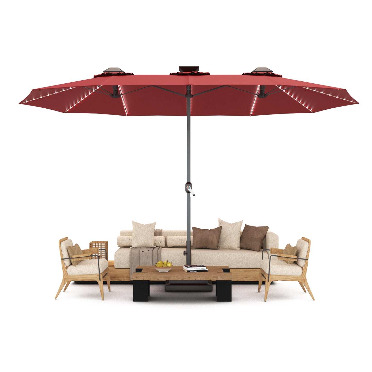 YODOLLA double sided patio umbrella stable