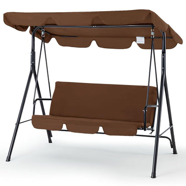 YODOLLA Outdoor Patio Swing with Canopy