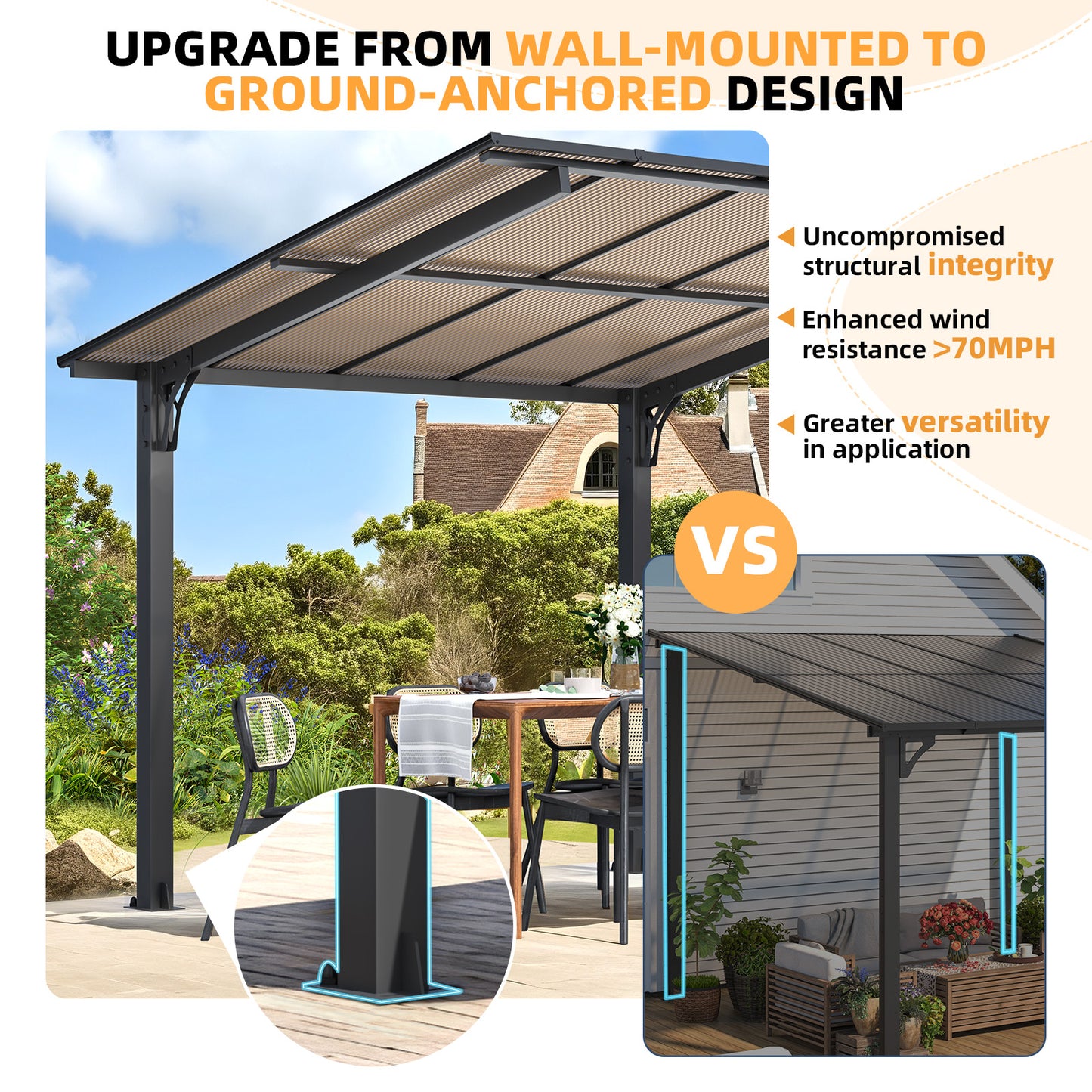 YODOLLA patio outdoor gazebo.