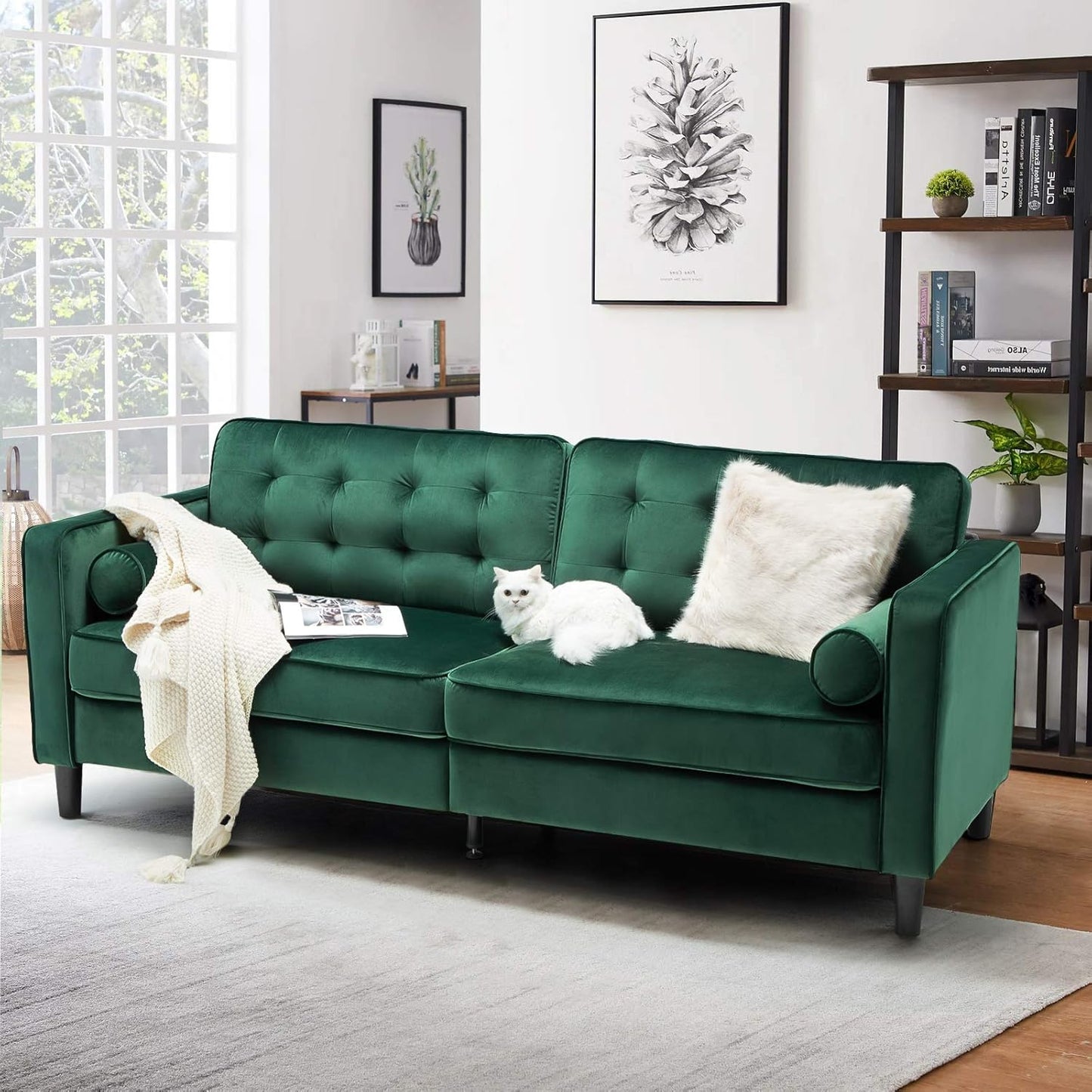 YODOLLA 84.2" 3-Seats Large Sofa Couch Couch