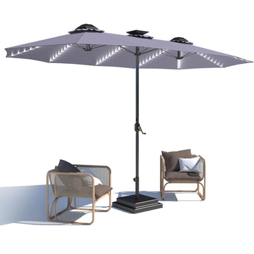 YODOLLA double sided patio umbrella durable