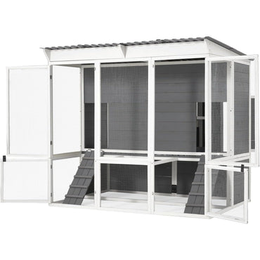 YODOLLA 67'' Extra Large Wood Chicken Coop with Run