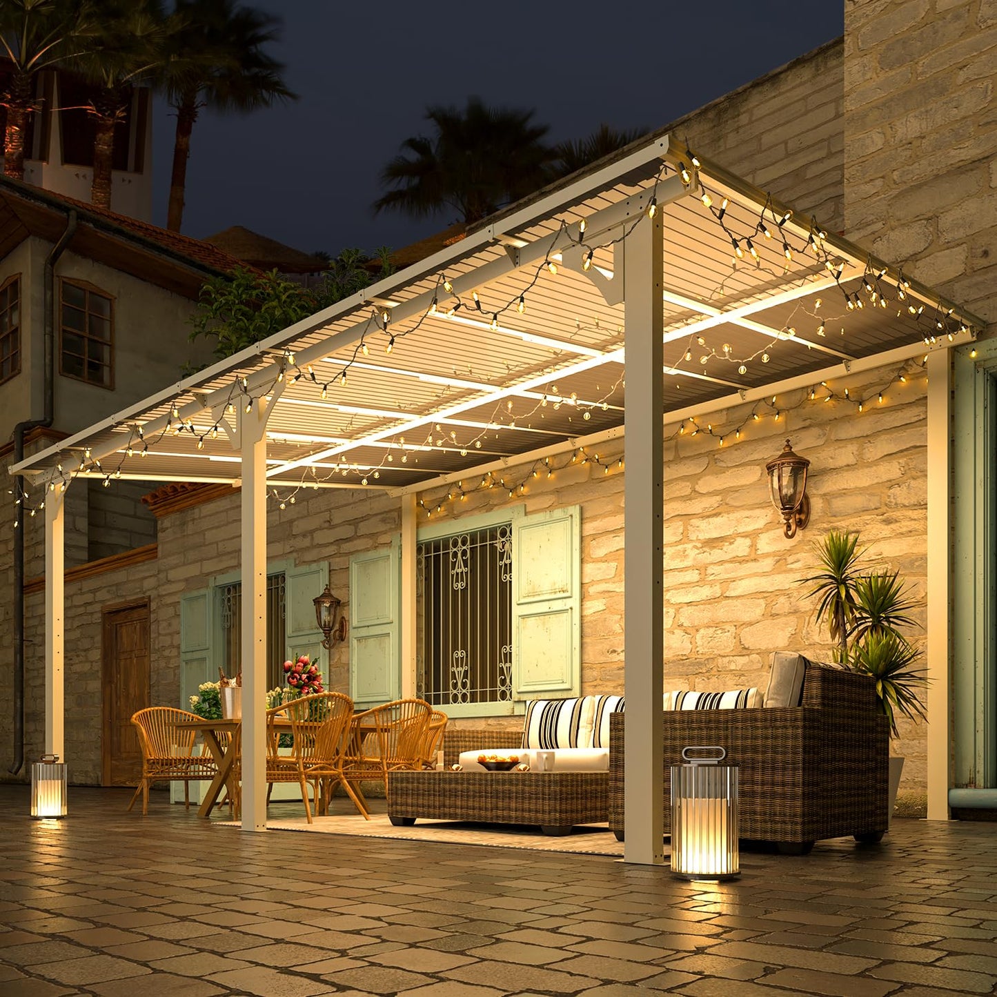 YODOLLA 10x14 Heavy Duty Metal Gazebo
