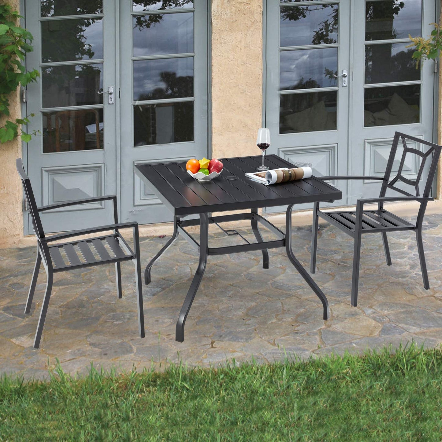 YODOLLA 4 Pieces Outdoor Dining Chairs