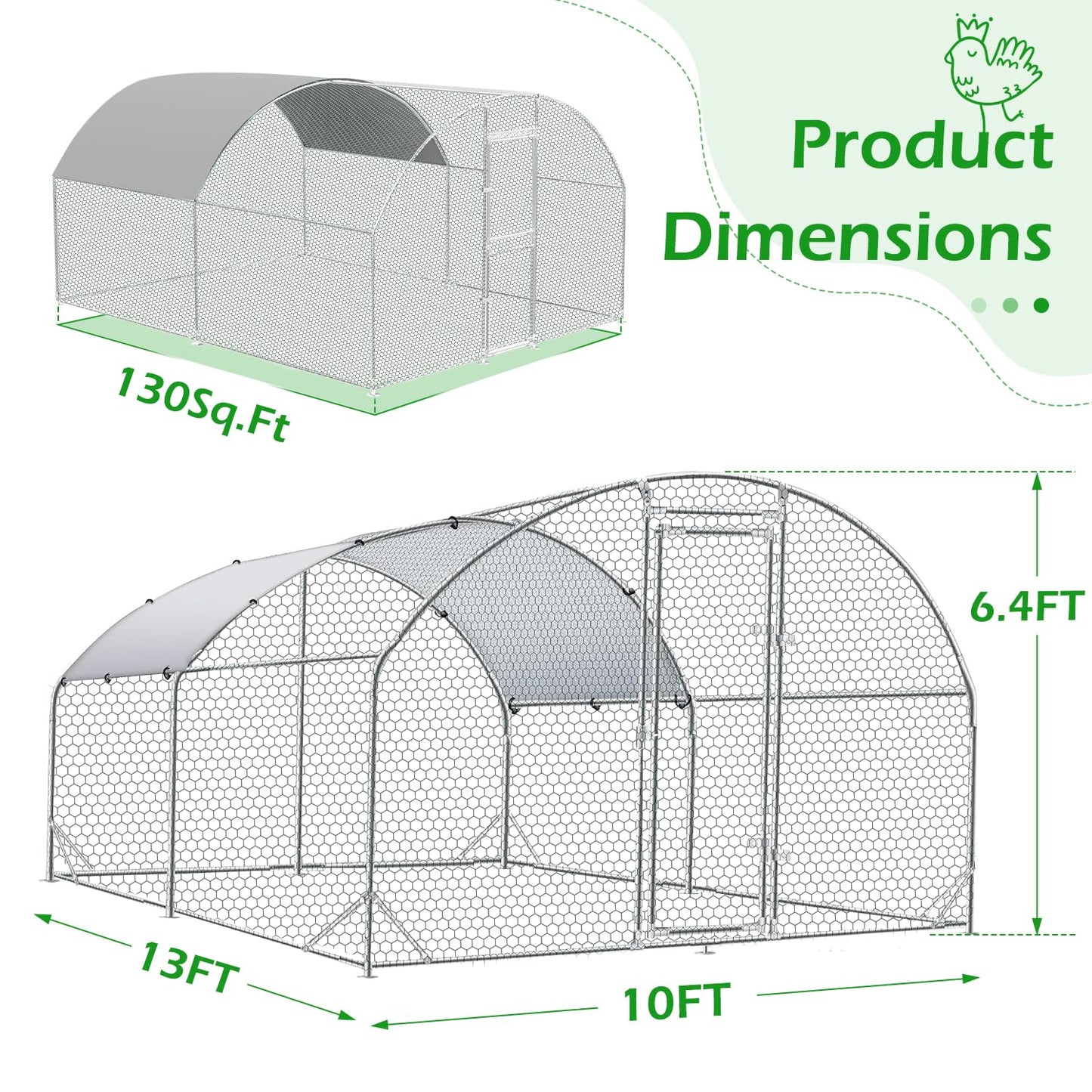 YODOLLA Wire for Chicken Coop Frame