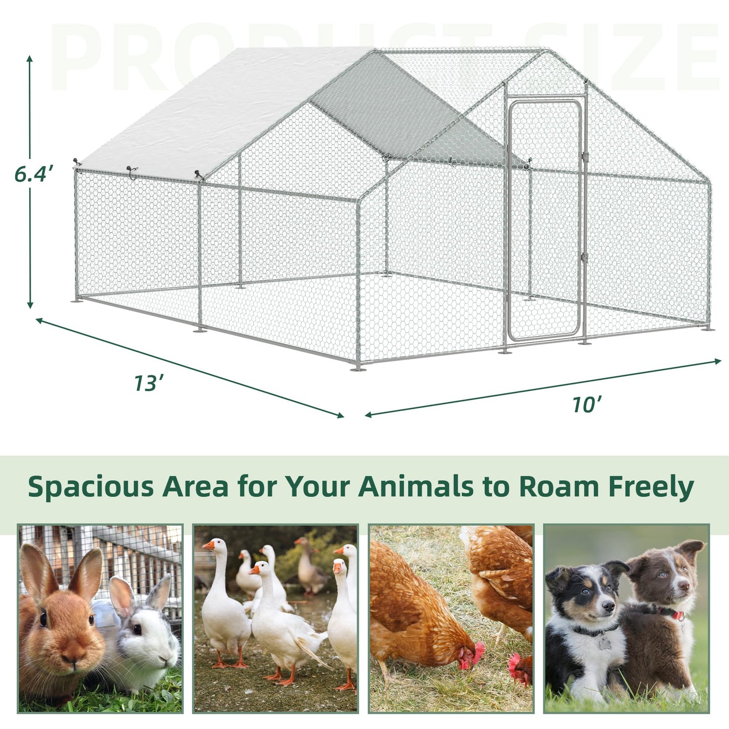 YODOLLA big chicken coop for poultry