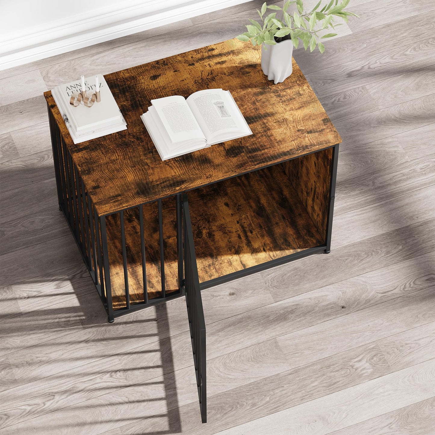 YODOLLA 36 Inch Dog Crate Furniture Pet Cage End Table