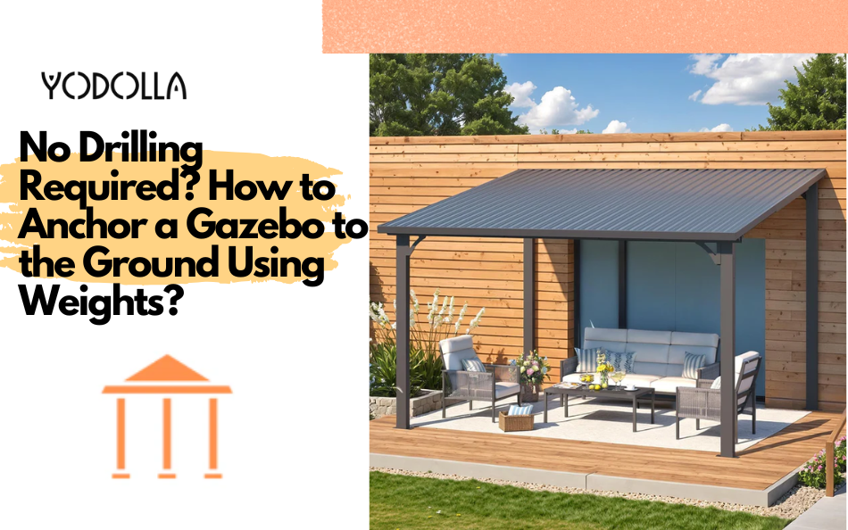 how to anchor a gazebo to the ground