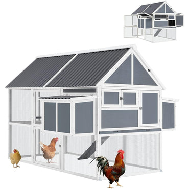 YODOLLA large chicken coop with ramp.