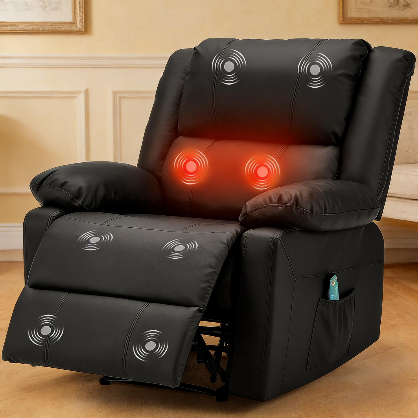 YODOLLA Massage Recliner Chair, Black