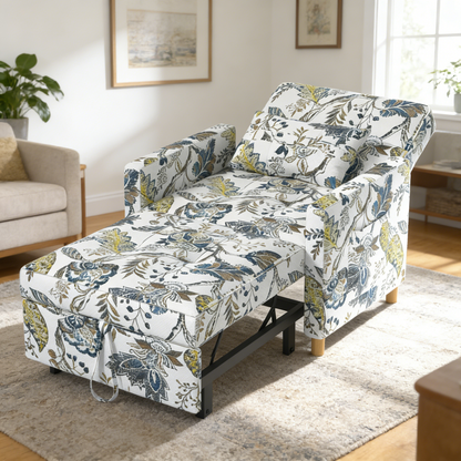YODOLLA 3 in 1 Chair Bed Sleeper for Adults, Floral
