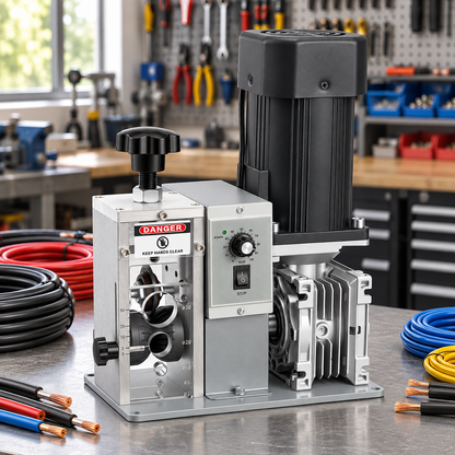 YODOLLA Aluminum Electric Wire Stripper Machine, Gauge Wire 0.06-1.18 in