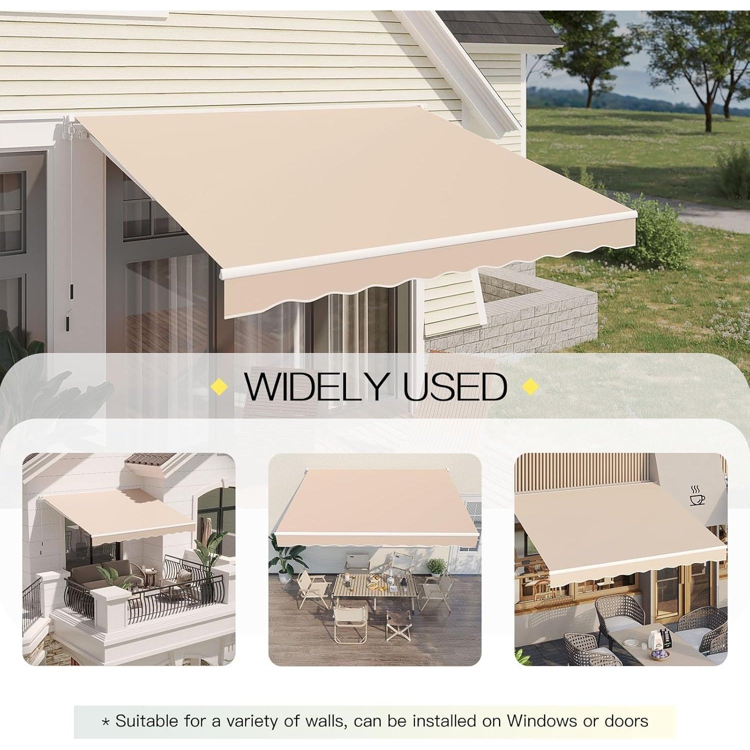 YODOLLA business awning perfect for storefronts and entrances.