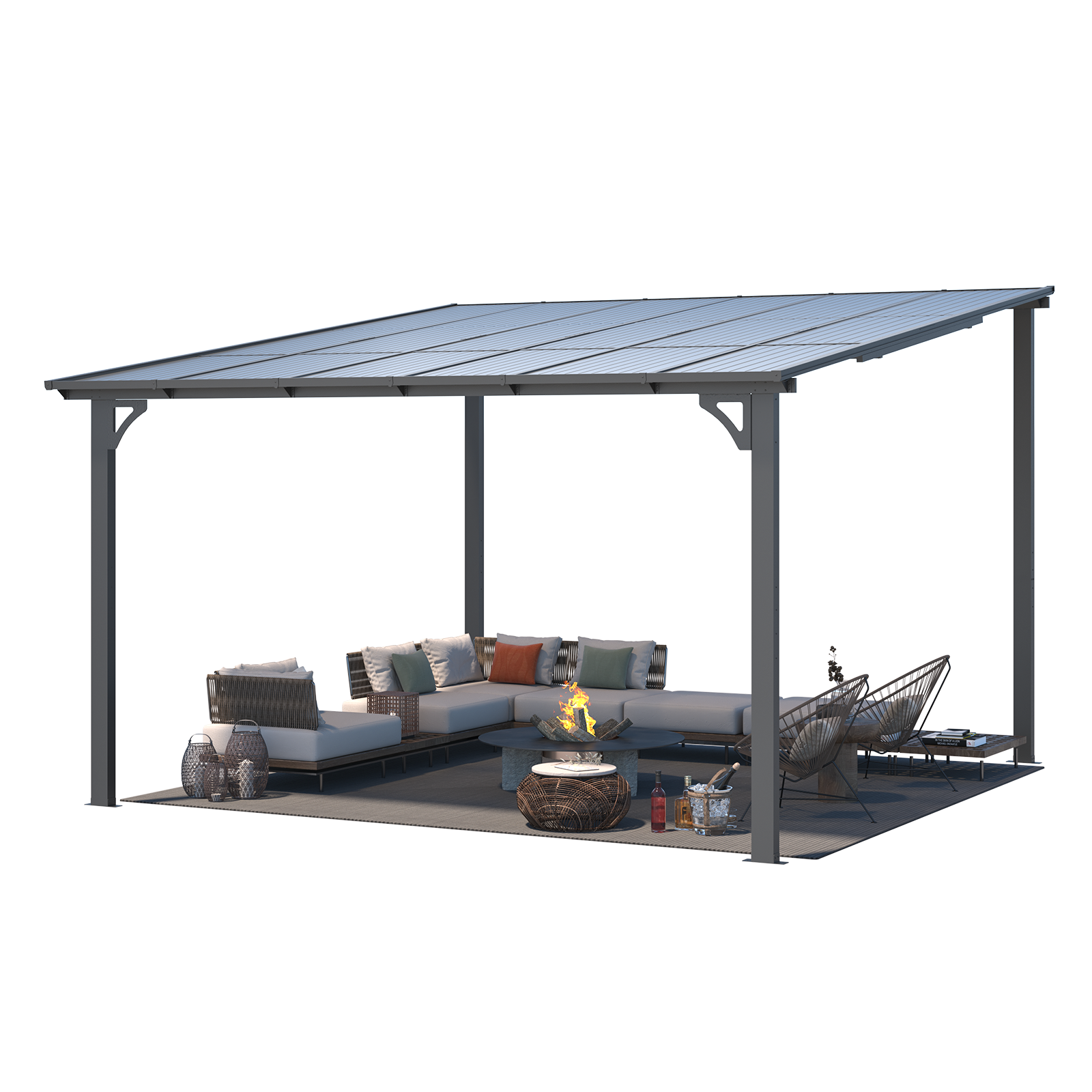 YODOLLA wall mounted gazebo.