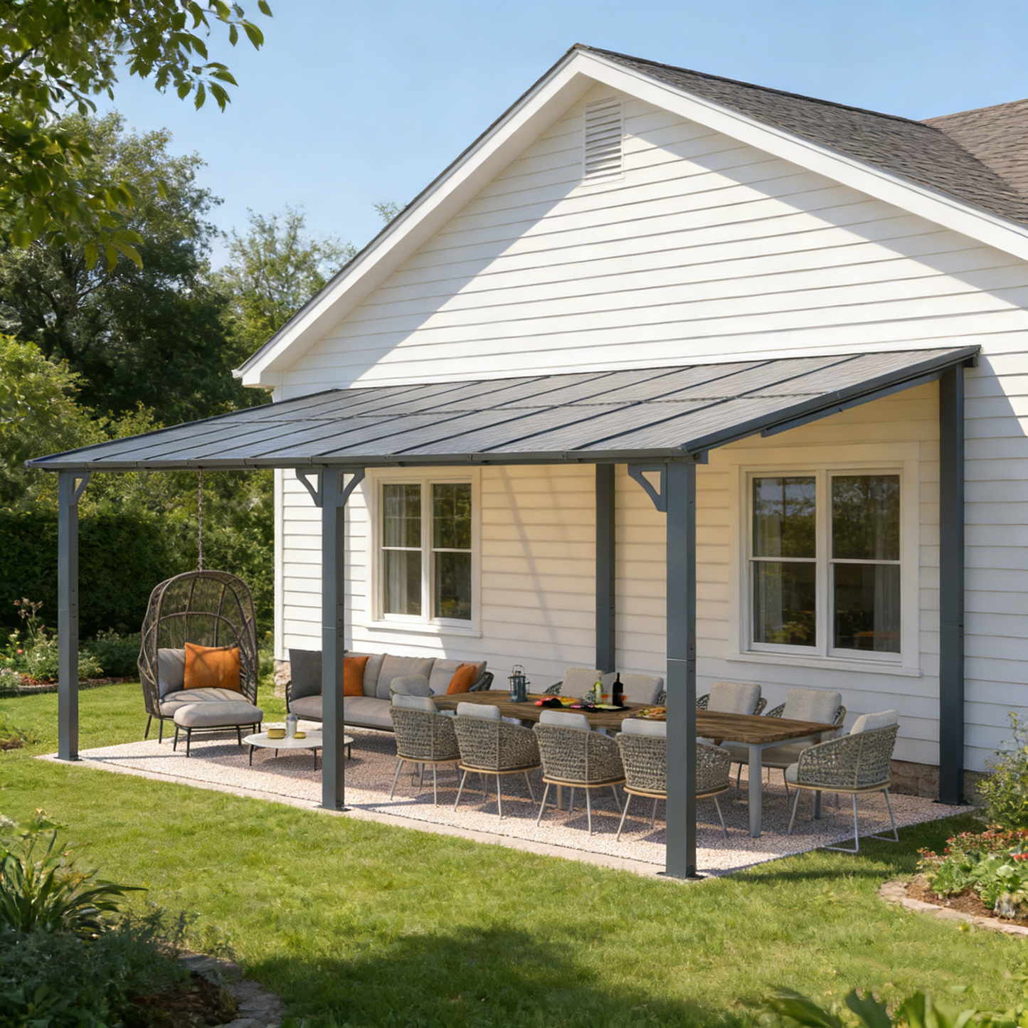 YODOLLA 20' x 10' Gazebo Outdoor Pergola