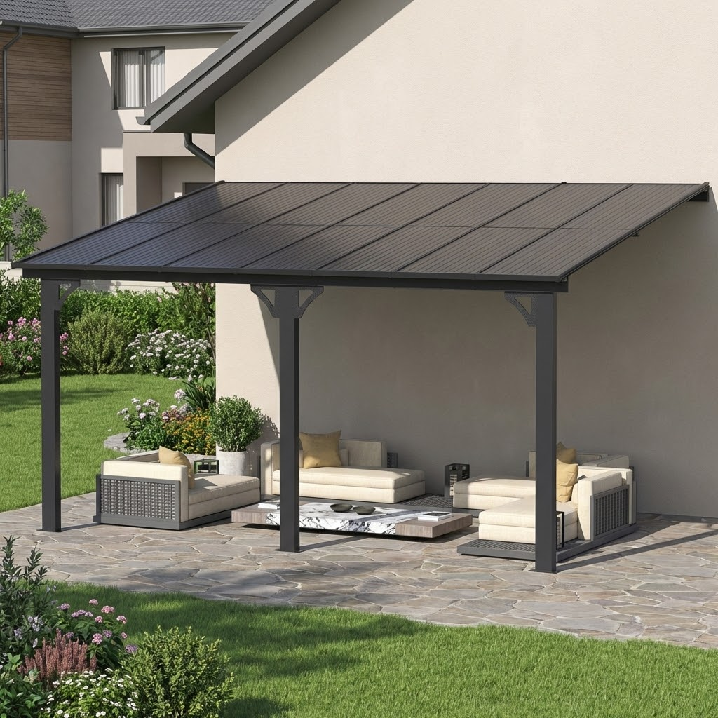 YODOLLA 14' × 10’ Adjustable Height Outdoor Gazebo Pergola for Patio