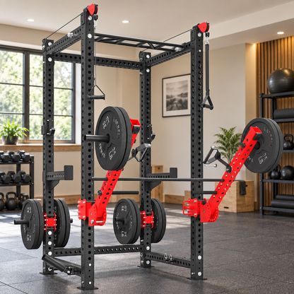 YODOLLA Commercial Power Cage, Multi-Function Power Rack