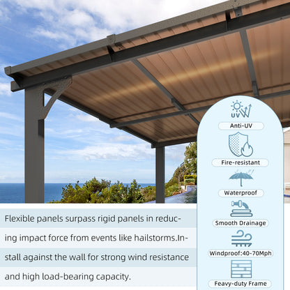 YODOLLA heavy duty outdoor gazebo.
