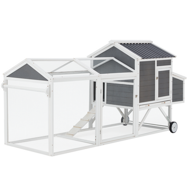 YODOLLA wooden chicken coop with nesting boxes
