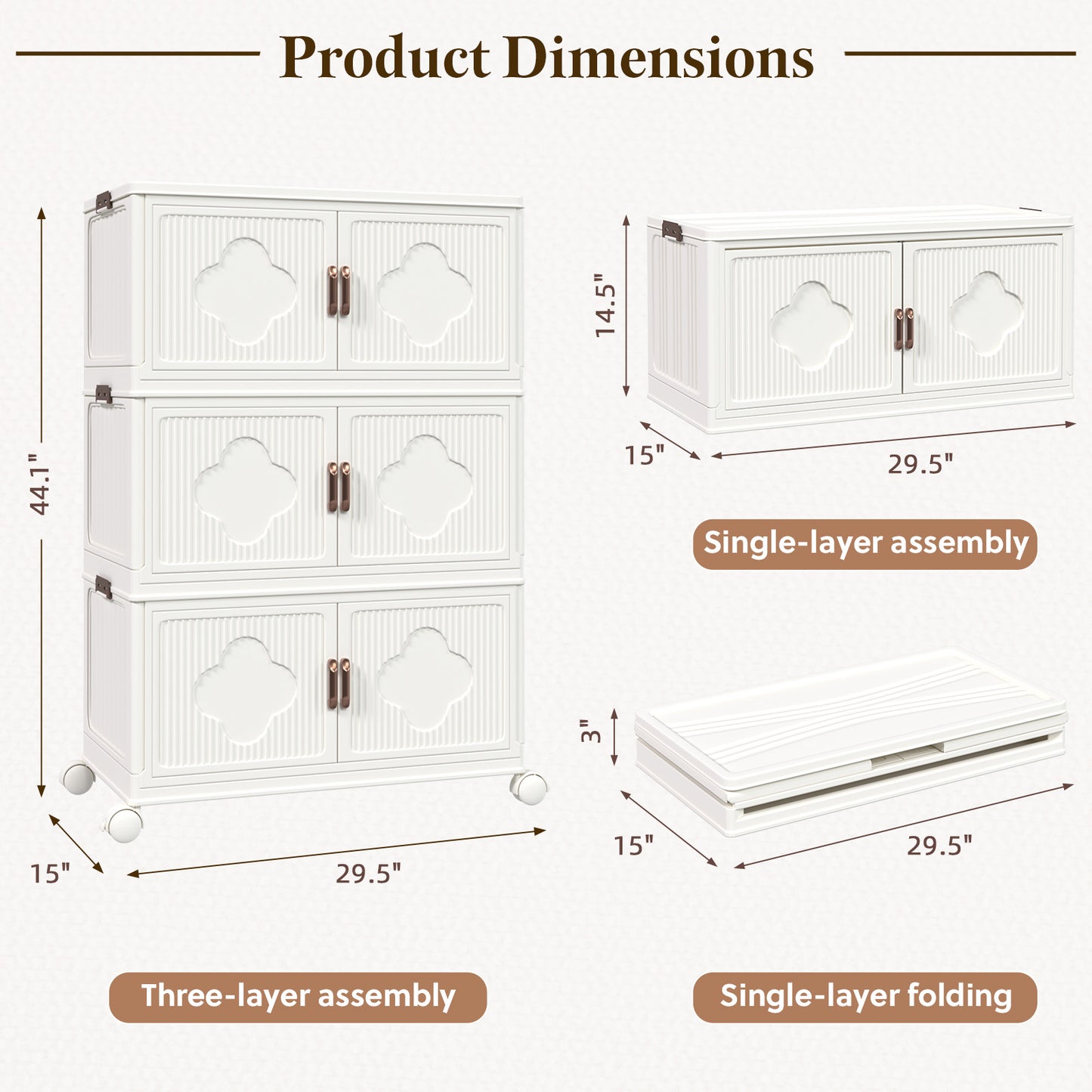 YODOLLA Storage Bins with Lid, 83 Gal/333 Qt Capacity