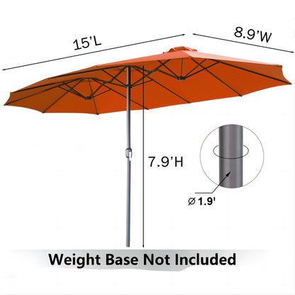 YODOLLA good patio umbrella with wind resistance