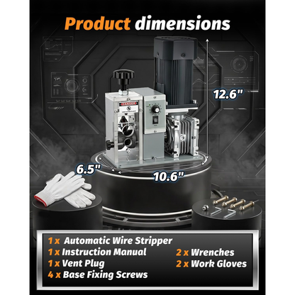 YODOLLA Aluminum Electric Wire Stripper Machine, Gauge Wire 0.06-1.18 in