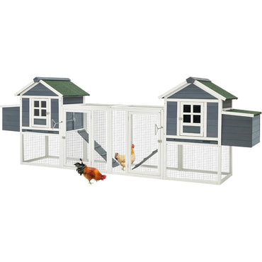 YODOLLA fenced chicken coop with vents