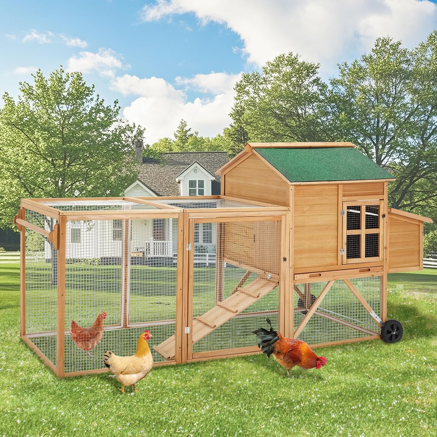 YODOLLA chicken coop for 6 chickens