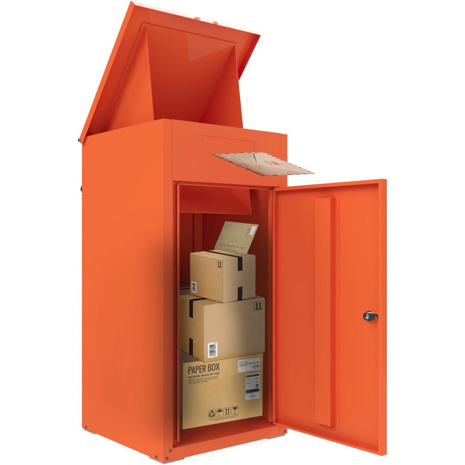 Fen Box YODOLLA Lockable Anti-Theft Parcel Drop Box With Mailbox For Porch Fen