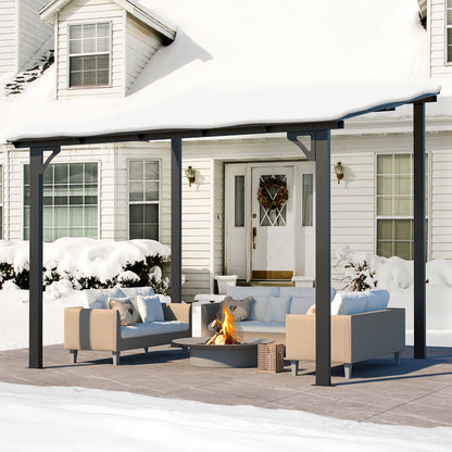 YODOLLA grey outdoor gazebo.