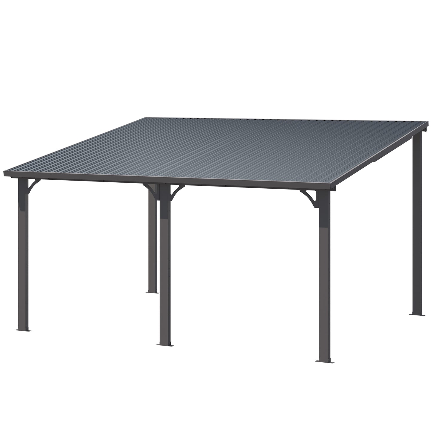 YODOLLA 14' x 12' Outdoor Hardtop Metal Gazebo for Patio