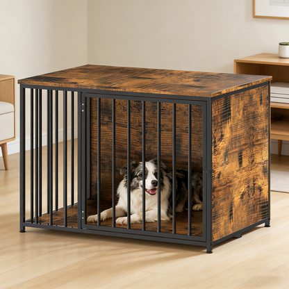 YODOLLA 42 Inch Dog Crate Furniture Pet Cage End Table