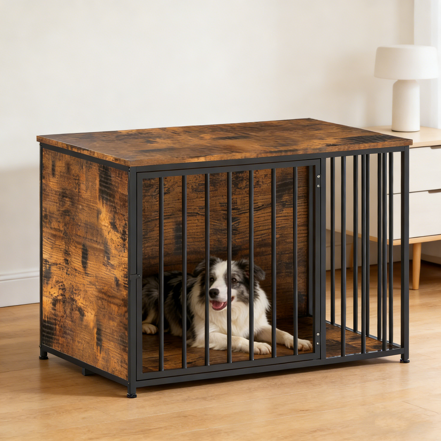 YODOLLA 36 Inch Dog Crate Furniture Pet Cage End Table